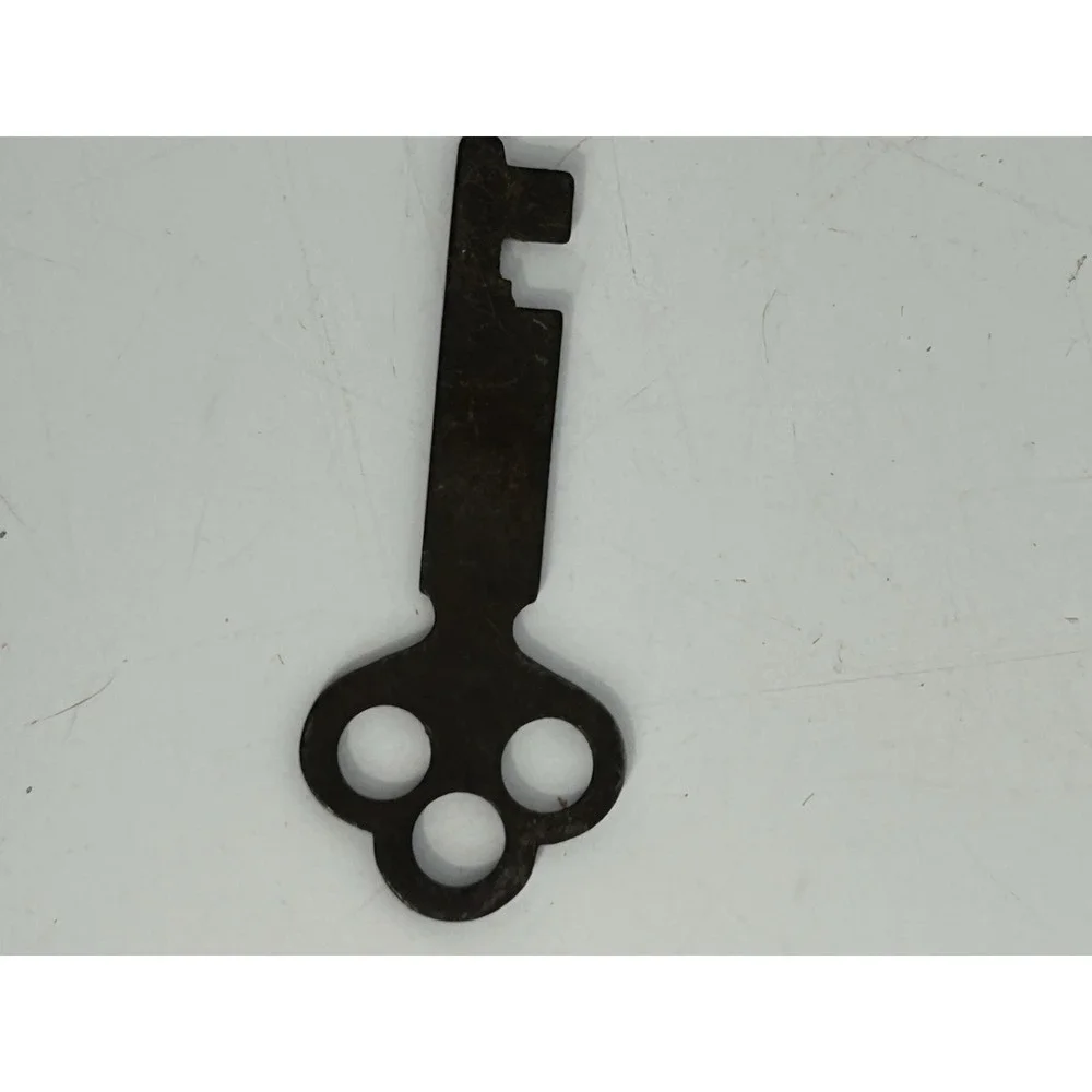 Antique MILLER Key Pad Lock Solid Metal Heavy Duty Lock & Key Set USA